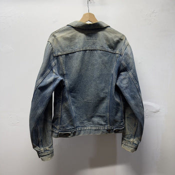 Vintage 1980s Levi's Faded Distressed Denim Trucker Jacket