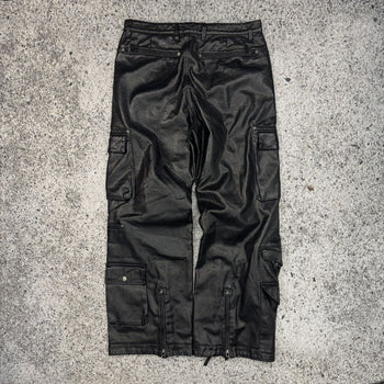 KODY PHILLIPS RIP VAN KODY WAXED BLACK CARGO PANT