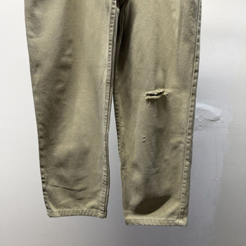 Vintage 1990s Levi's Silvertab Baggy Khaki Green Jeans
