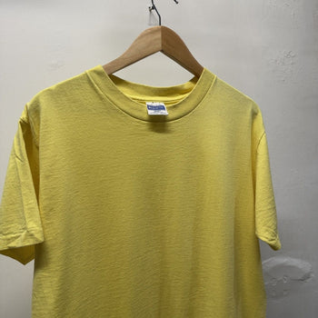 Vintage 1990s Blank Yellow Tee