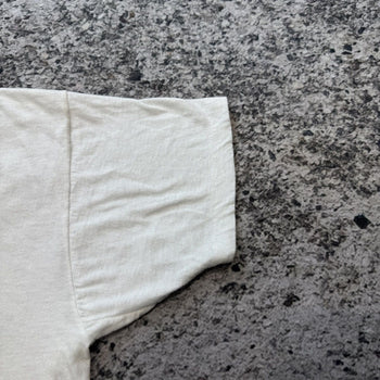 1960s Paper Thin Blank White Pocket Tee