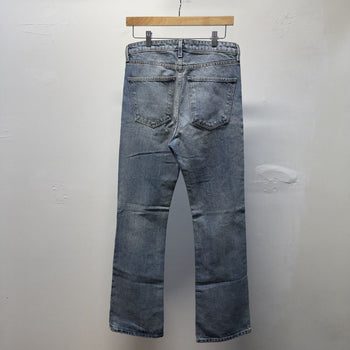 Bare Knuckles Washed Indigo Flared Jeans