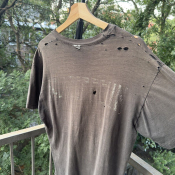 1980s Led Zeppelin Zoso Thrashed Band Tee