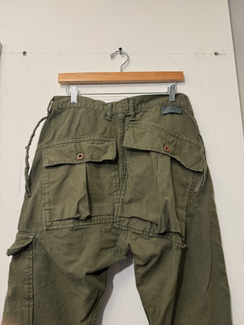 KAPITAL RINGOMAN OLIVE CARGO PANTS