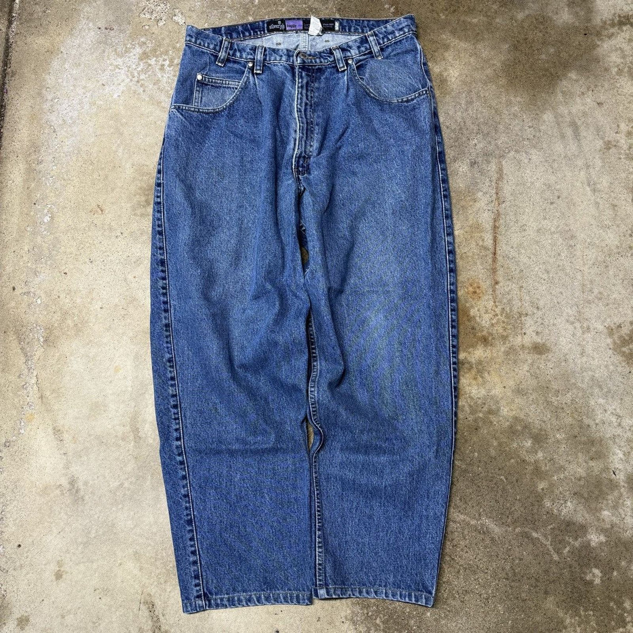 1990s LEVI’S SILVERTAB BAGGY BLUE DENIM SKATER JEANS