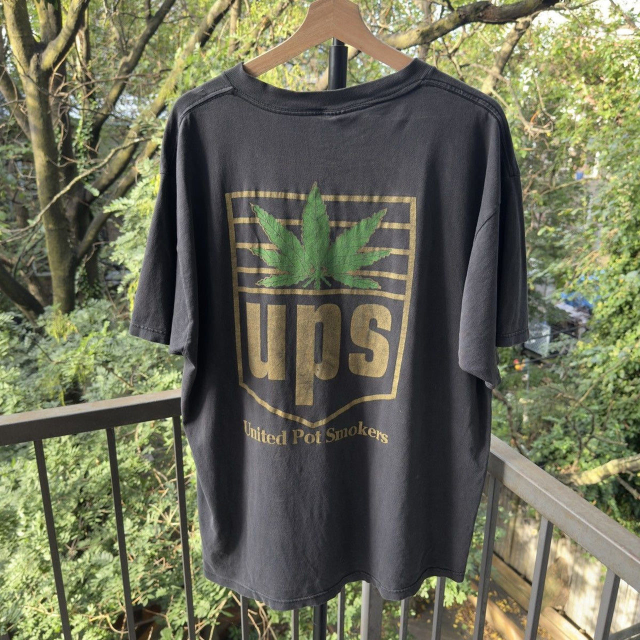 1990s Faded UPS United Pot Smokers Tee