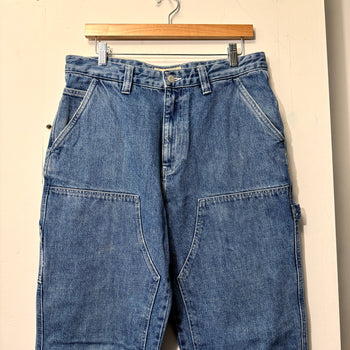 STUSSY DENIM DOUBLE KNEE WORK PANTS