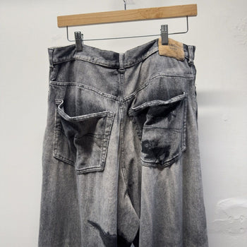 Balenciaga Winter 2021 Tromp L'oeil Sweatpants Black Demna