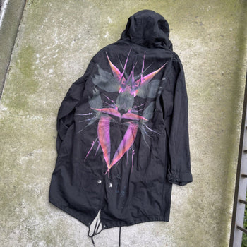 GIVENCHY SS12 BIRDS OF PARADISE HOODED PARKA RICCARDO TISCI