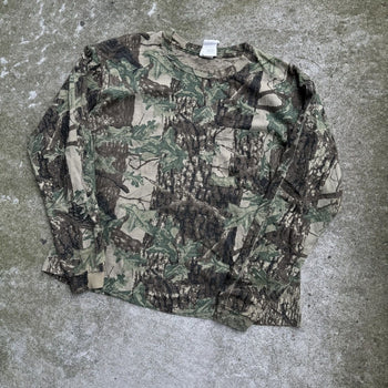 2000S SNIPER OVERSIZED CAMO LONGSLEEVE POCKET TEE