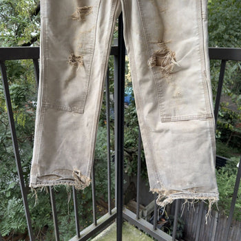 2000s Carhartt Thrashed Faded Distressed Double Knee Pants