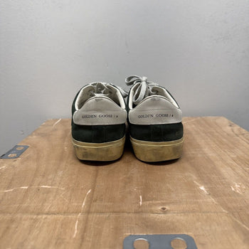 Golden Goose Soul Star Green Suede Sneakers