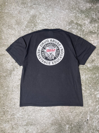 1990s FADED DARE RESIST DRUGS & VIOLENCE TEE