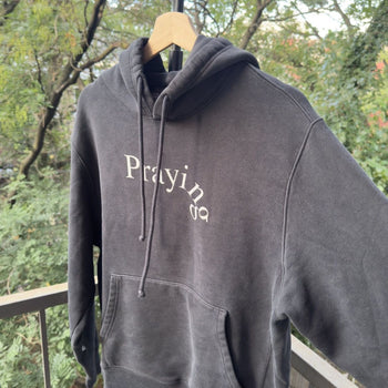 Praying Logo Hoodie Faded