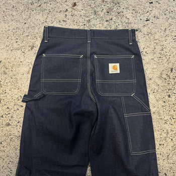 1980s CARHARTT B03 DARK DENIM CARPENTER PANTS