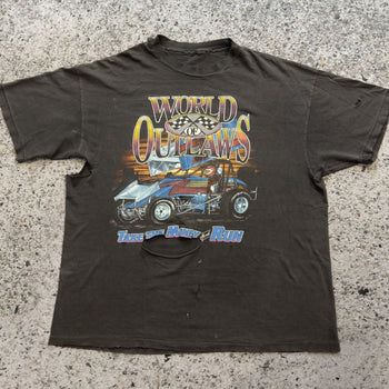 1990s Thrashed World Of Outlaws Racing Tee