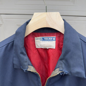 1980s Thrashed Faded Distressed Union Made Work Jacket