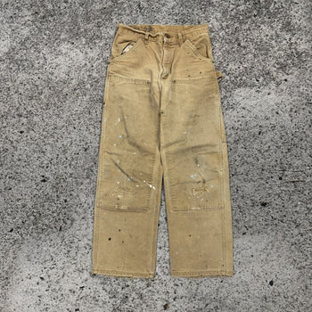 1990s Carhartt Thrashed Faded Double Knee Pants