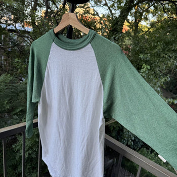 1970s / 1980s Faded Paper Thin Raglan 3/4 Tee