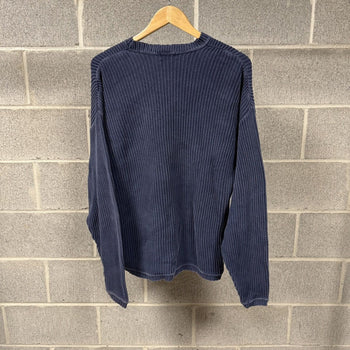 1990s Izod Made in USA Sweater Ribbed Cotton