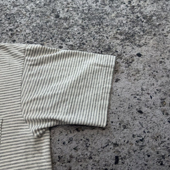 1990s Striped Faded Single Stitch Pocket Tee