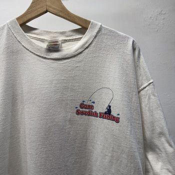 Vintage 2000s Swedish Fish Candy Fishing Tee