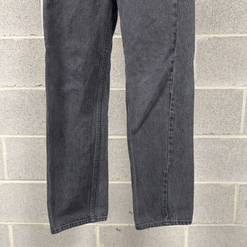1990s Levi's 501 Faded Black Jeans - Made in USA