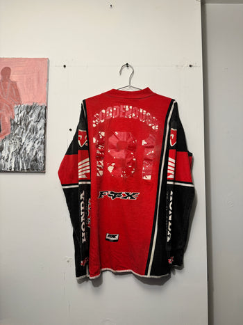 1990s FADED HONDA FOX RACING THE RED RIDERS LONGSLEEVE TEE