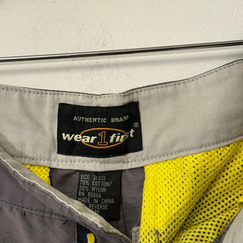 2000S Y2K BAGGY NYLON CARGO MULTIPOCKET SHORTS