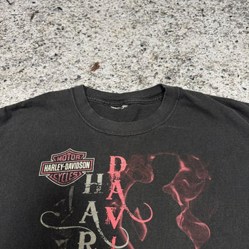 2000s Faded Harley Davidson Biker Girl Tee