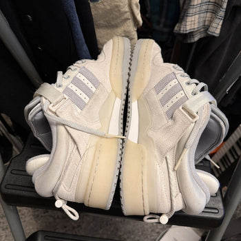 BAD BUNNY ADIDAS FORUM BUCKLE LOW WHITE SHOES