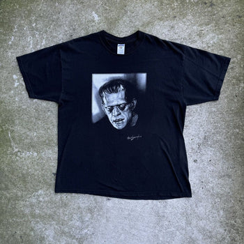 2000S FRANKENSTEIN FACE ART TEE