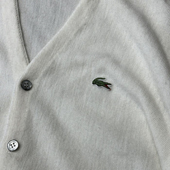 1980s IZOD LACOSTE ACRYLIC CARDIGAN SWEATER