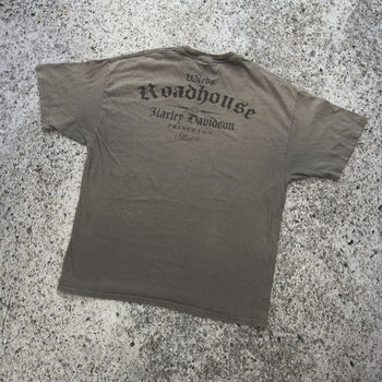 Camiseta con el dragón descolorido de Harley Davidson de los años 2000