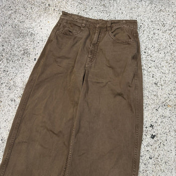Lemaire High Waisted Wide Leg Curved Pants