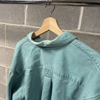 1990s LL Bean Thrashed Faded Distressed Work Shirt