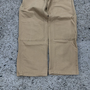 Pantalones de carpintero Carhartt WIP color tostado con doble rodilla