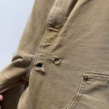 Carhartt Tan Faded Distressed Double Knee Pants
