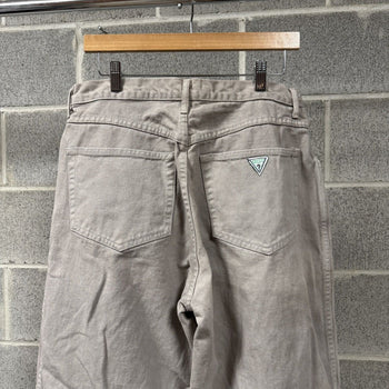 1990s Guess Baggy Wide Leg Grey Jeans