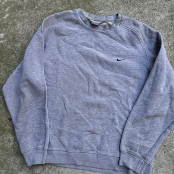 2000S NIKE  GREY PULLOVER SWEATSHIRT CREWNECK