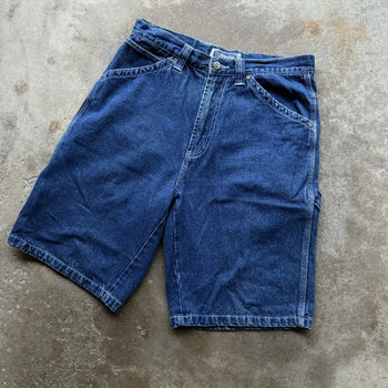 2000S Y2K BAGGY CARPENTER DENIM SKATER SHORTS JORTS