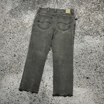 1990S THRASHED FADED DISTRESSED LEE DENIM JEANS