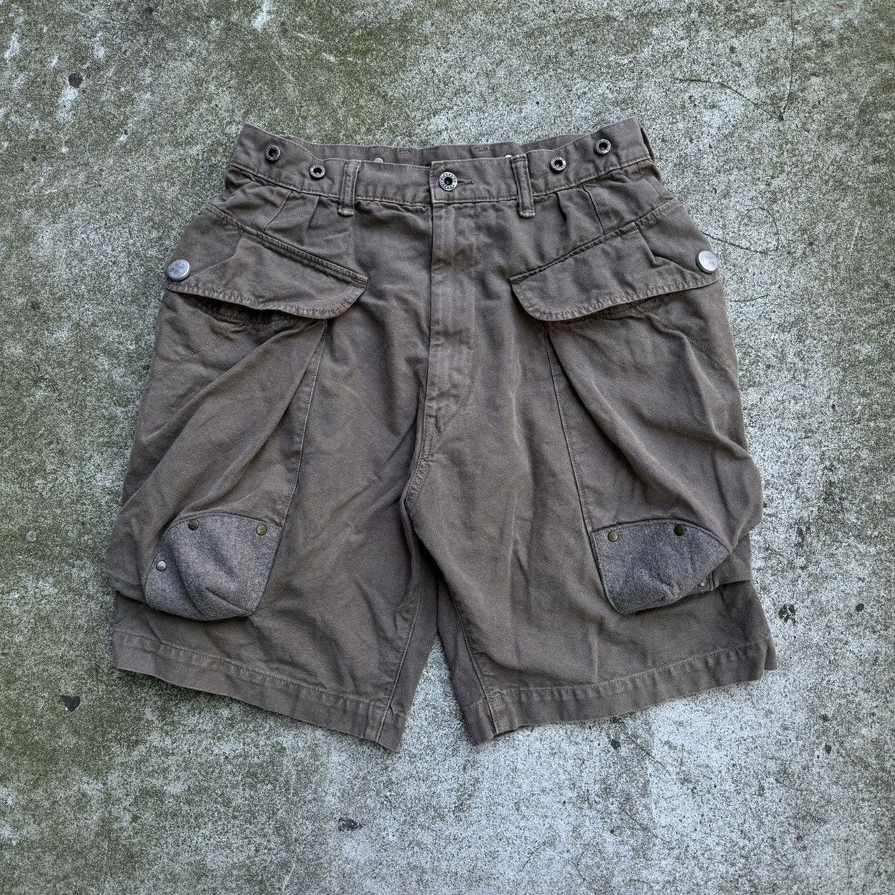 KAPITAL CARGO POCKET SHORTS