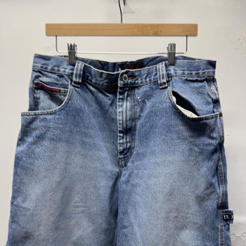 2000s USPA Faded Denim Shorts