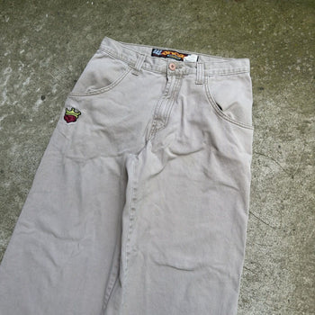 1990s JNCO JEANS PIPES 179 BURNING HOT BAGGY KHAKI PANTS