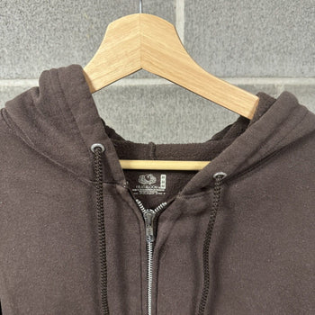 2000s Faded Green Zip Up Hoodie