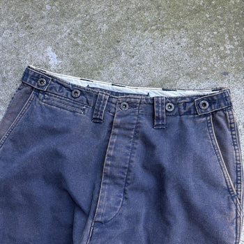 BLUE BLUE SEILIN WE NEVER CHANGE FADED CANVAS WORK PANTS