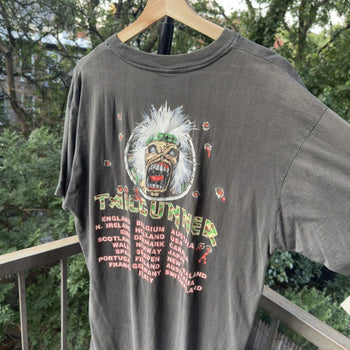 1990 Iron Maiden Tailgunner Europe Faded Tour Tee