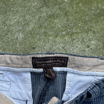 2000s ABERCROMBIE & FITCH BAGGY CORDUROY PANTS