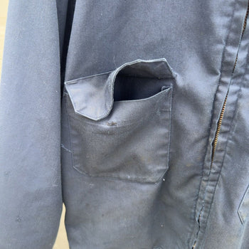 1980s Thrashed Faded Distressed Union Made Work Jacket